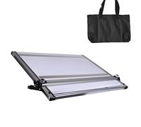 Drafting Board with Parallel Motion Bar, Adjustable Tilt Angle, and Drawing Fixing Strips for Architecture and Design