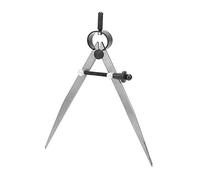 Drafting Compass, 45# Steel Leather Craft Compass Wing Divider Spring Divider Caliper with Quenched Leg for Engineering, Technical Drawings (150mm)