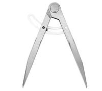 Drafting Compasses, 6 Inch Adjustable Lockable Steel Divider Compass for Precision Geometry Drawing and Leather Scriber