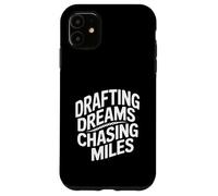 Drafting Dreams Chasing Miles - Road Bike Racer Case for iPhone 11