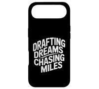 Drafting Dreams Chasing Miles - Road Bike Racer Case for iPhone Air