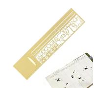 Drafting Geometry Template Kitten Paws Aluminium Measuring Stationery Slats