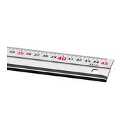 Drafting Ruler, Finger Guard Sidewall, Aluminum Body, Stable Hold for Paper Trimming, Models, Studio Layout Projects Metal Ruler Drafting Guided Cutting Slip Resistant Metric Paper Trimming Layout