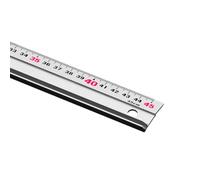 Drafting Ruler, Finger Guard Sidewall, Aluminum Body, Stable Hold for Paper Trimming, Models, Studio Layout Projects Metal Ruler Drafting Guided Cutting Slip Resistant Metric Paper Trimming Layout