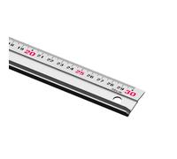 Drafting Ruler, Finger Guard Sidewall, Aluminum Body, Stable Hold for Paper Trimming, Models, Studio Layout Projects Metal Ruler Drafting Guided Cutting Slip Resistant Metric Paper Trimming Layout