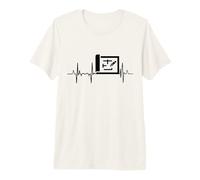 Draftsman Heartline Architectural Drafter ECG Premium T-Shirt