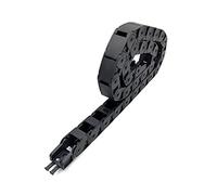 Drag Chain Cable,Cable Wire Carrier Drag Chain, 1 Meter 18x18mm Towline Wire Carrier Cable Drag Chain Semi-Enclosed Interior Opening for CNC Router Machine Tools (Color : 48mm, Size : 18x18 mm)
