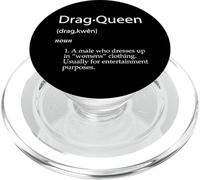 Drag Queen Definition Joke Funny Gay Adult Meme Drag Queens PopSockets PopGrip for MagSafe