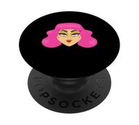 drag queens cartoon Design for a drag queens fan PopSockets Adhesive PopGrip