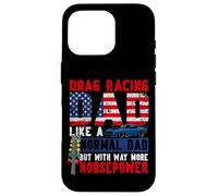Drag Racing Race Car Dad Retro Vintage Drag Racing Dad Like Case for iPhone 16 Pro