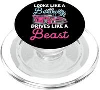 Drag Racing Race Car Girl Looks Like A Beauty Drives Like A PopSockets PopGrip for MagSafe