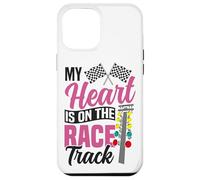 Drag Racing Race Car Girlfriend Wife My Heart Is On The Race Case for iPhone 12 Pro Max