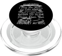 Drag Racing Race Car Prayer Retro Vintage As I Lay Rubber PopSockets PopGrip for MagSafe