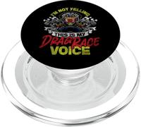 Drag Racing Race Car Retro Vintage I'm Not Yelling This Is PopSockets PopGrip for MagSafe