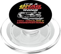 Drag Racing Race Car Retro Vintage It's A Drag Racing Thing PopSockets PopGrip for MagSafe