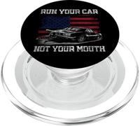 Drag Racing Race Car Retro Vintage Run Your Car Not Your PopSockets PopGrip for MagSafe