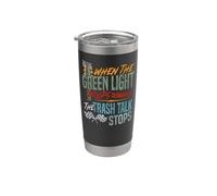 Drag Racing Race Car Retro Vintage When The Green Light Stainless Steel Insulated Tumbler