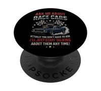 Drag Racing Race Car Vintage Ask Me About Race Cars Actually PopSockets Adhesive PopGrip