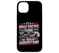 Drag Racing Race Car Vintage It's A Drag Racing Thing You Case for iPhone 14 Plus