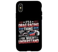 Drag Racing Race Car Vintage It's A Drag Racing Thing You Case for iPhone X/XS