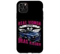 Drag Racing Race Car Wife Marriage Wedding Real Women Marry Case for iPhone 11 Pro Max