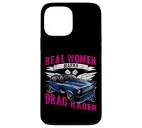 Drag Racing Race Car Wife Marriage Wedding Real Women Marry Case for iPhone 13 Pro Max