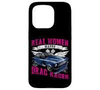 Drag Racing Race Car Wife Marriage Wedding Real Women Marry Case for iPhone 15 Pro