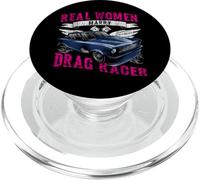 Drag Racing Race Car Wife Marriage Wedding Real Women Marry PopSockets PopGrip for MagSafe