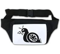 Drag Racing Turbo Snail Funny Cute Turbocharger Waist Bag Fanny Pack White