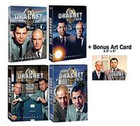 Dragnet: Complete 1960s Series Seasons 1-4 DVD Collection + Bonus Glossy Art Print