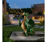 Drago Breath Solar Dragon Garden Ornament Light