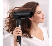 Dragodirect 1200W Travel Hair Dryer Essential Series Compact Foldable In Black Black