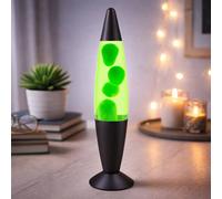 Dragodirect 16 Inch Green Wax Lava Lamp Desk Light Classic Retro Mood Lamp in Black Dragodirect Black