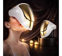 Dragodirect 807 Led Light Face & Neck Mask 3 Colour Beauty Device In White white