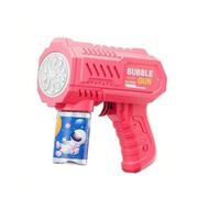 Dragodirect Bubble Machine LED Gun for Kids 10 Hole Automatic Bubble Makers in Pink Dragodirect Pink