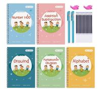Dragodirect Magic Copybook 5 Book Set with Pens & Refills for Kids Dragodirect Multicolor