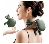 Dragodirect Wireless 4D Neck Massager Shoulder Massager with Kneading in Dark Green Dragodirect Dark Green
