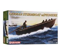 Dragon 1/35 Military German Sturmboat Figure Model Kit 1939-1945 WWII Series