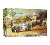 Dragon 1/35 Military Model Kit Horse Drawn sPzB41 AT Gun and JF8 Limber
