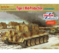 Dragon 1/35 Sd.Kfz.181 Pz.Kpfw.VI Ausf.E Tiger I Zimmerit # 6700 - Plastic Mo...