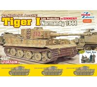 Dragon Models DR6947 Plastic War Vehicle Model, Tiger I Late Production W/Zimmer