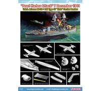 Dragon 1/700 USS Arizona BB-39 Type 97 # 7127 - Plastic Model Kit