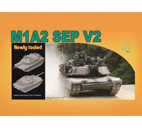 Dragon 1:72 M1A2 SEP V2 Abrams Tank Plastic Model Kit