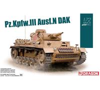 Dragon 1:72 Pz.Kpfw. III Ausf N DAK with Neo Track Plastic Model Kit