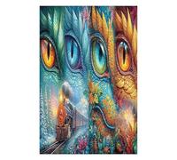 Dragon 1000 Pc Classic Jigsaw Puzzle Science Fiction Puzzle for Adults Hard Challenging Hobby Home Decor Poster Sturdy Creativity & Gift Giving 1000 PCS