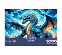 Dragon 1000 Piece Fairy Tales Jigsaw Puzzles for Adults And Kids Challenging Puzzle Games 1000 Pieces Beautiful Decoration Puzzle Birthday Gifts 38x26cm/1000pcs