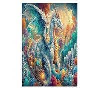 Dragon 1000-piece Jigsaw Puzzle Bundle Science Fiction Family Puzzle Lovers Brain Training Mindful Activity Spring Creativity & Gift Giving 1000 PCS