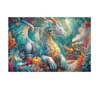 Dragon 1000 Piece Jigsaw Puzzle for Adults Science Fiction Rainy Day Activity Mindful Relaxation Precision Cut Pieces Unique Gift Wall Art Decor 1000 PCS
