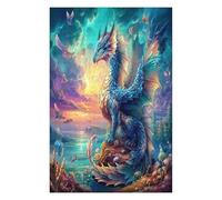 Dragon 1000 Piece Jigsaw Puzzle for Adults Science Fiction Vacation Souvenir Memory Keepsake No Dust Pieces Great Gift for Travelers 1000 PCS