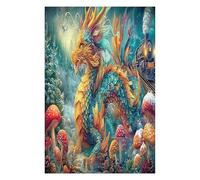 Dragon 1000 Piece Jigsaw Puzzle Science Fiction For Men Cognitive Development Adults Anxiety Memory Care Mothers Valentines Gift High-grade Rigid Cardboard 1000 PCS